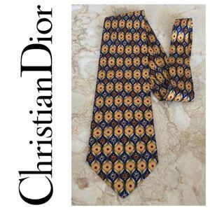 Vintage Christian Dior 100% Silk Tie